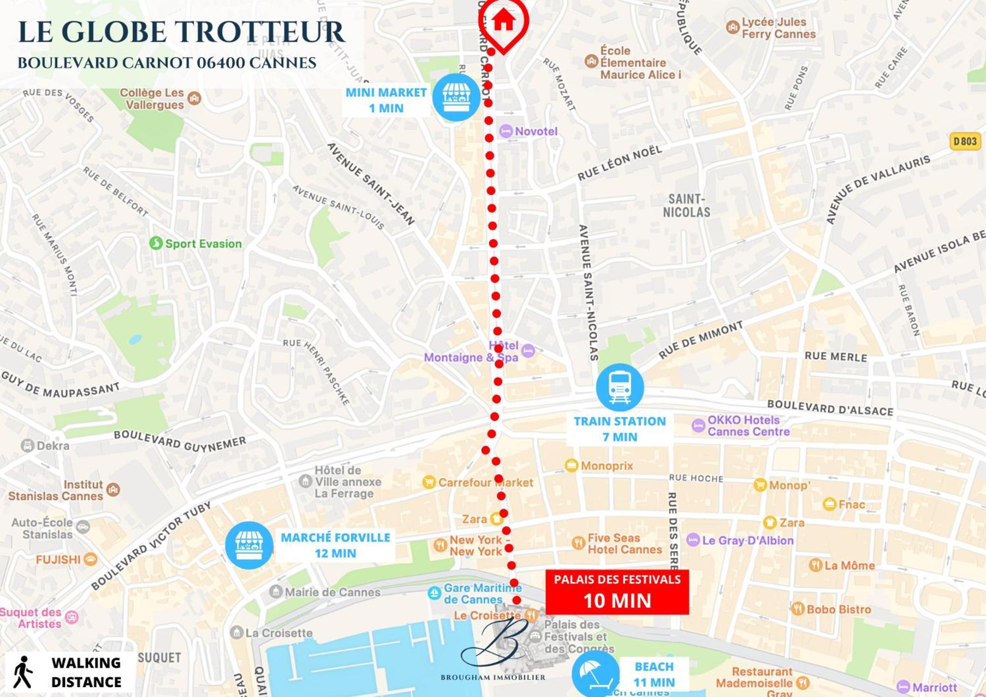 Le Globe Trotteur - 2 Pieces Cannes Centre Exterior foto